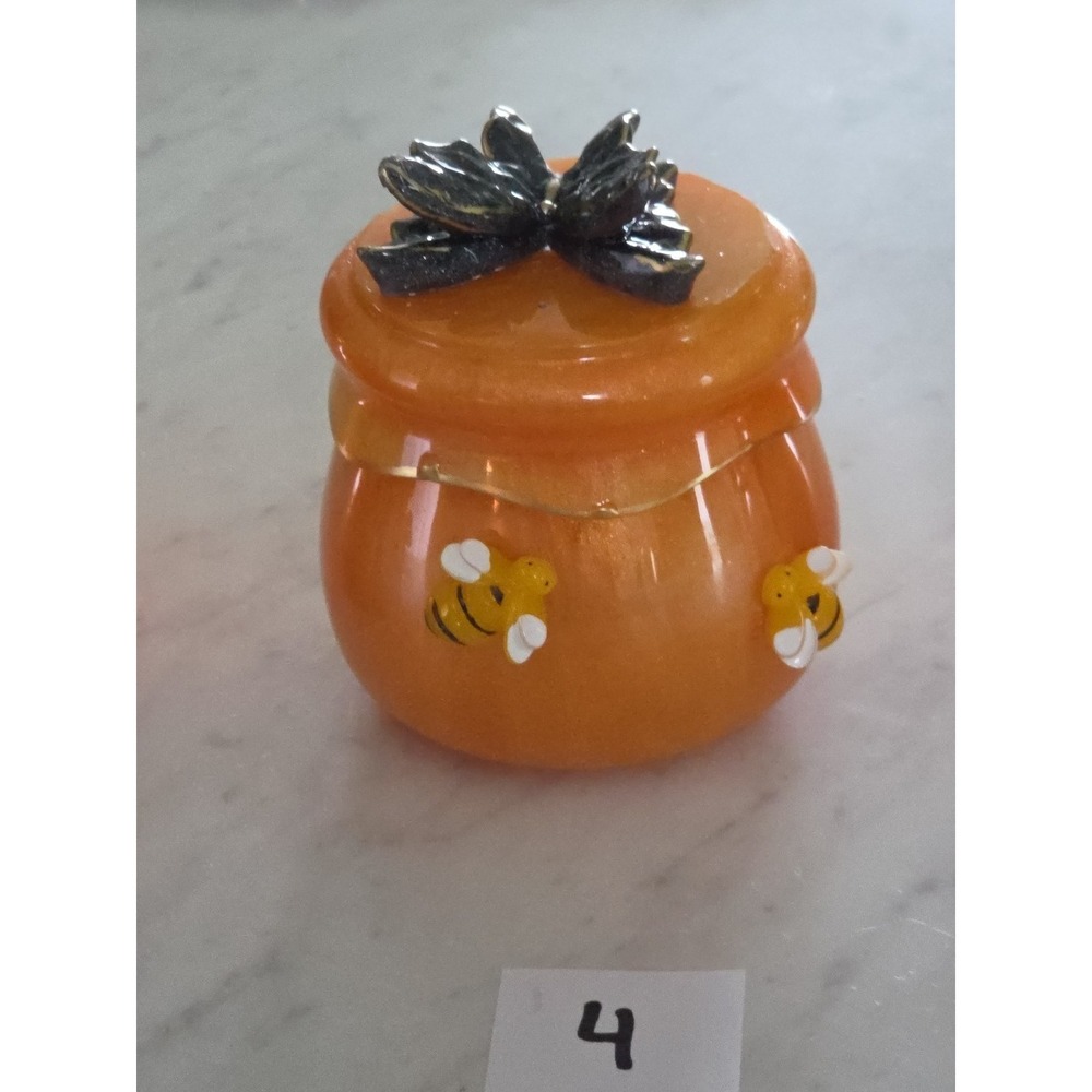 Handmade Resin Stash/Honey Pot Jar - Picture 5 of 12